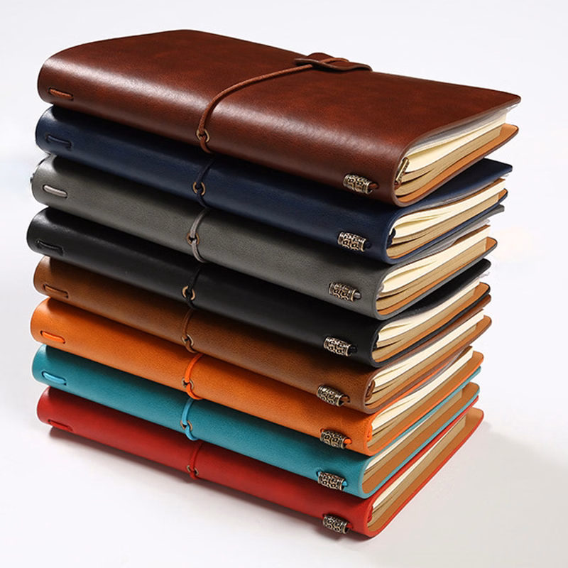 PU Leather A6 Business Travel Journal Pocket Notebook