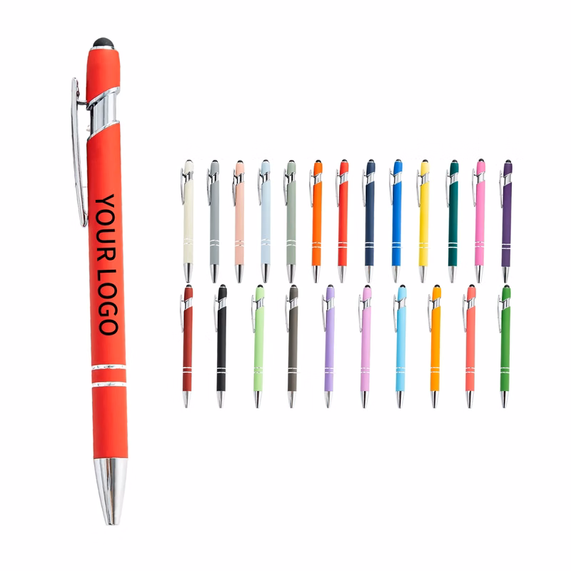 Stylus Ballpoint Pen Metal Twist Action