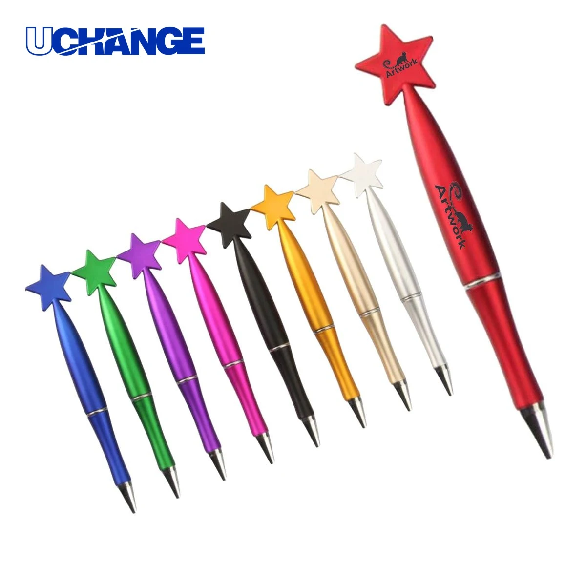 Five Pointed Star Spinning Ballpoint Pen 1