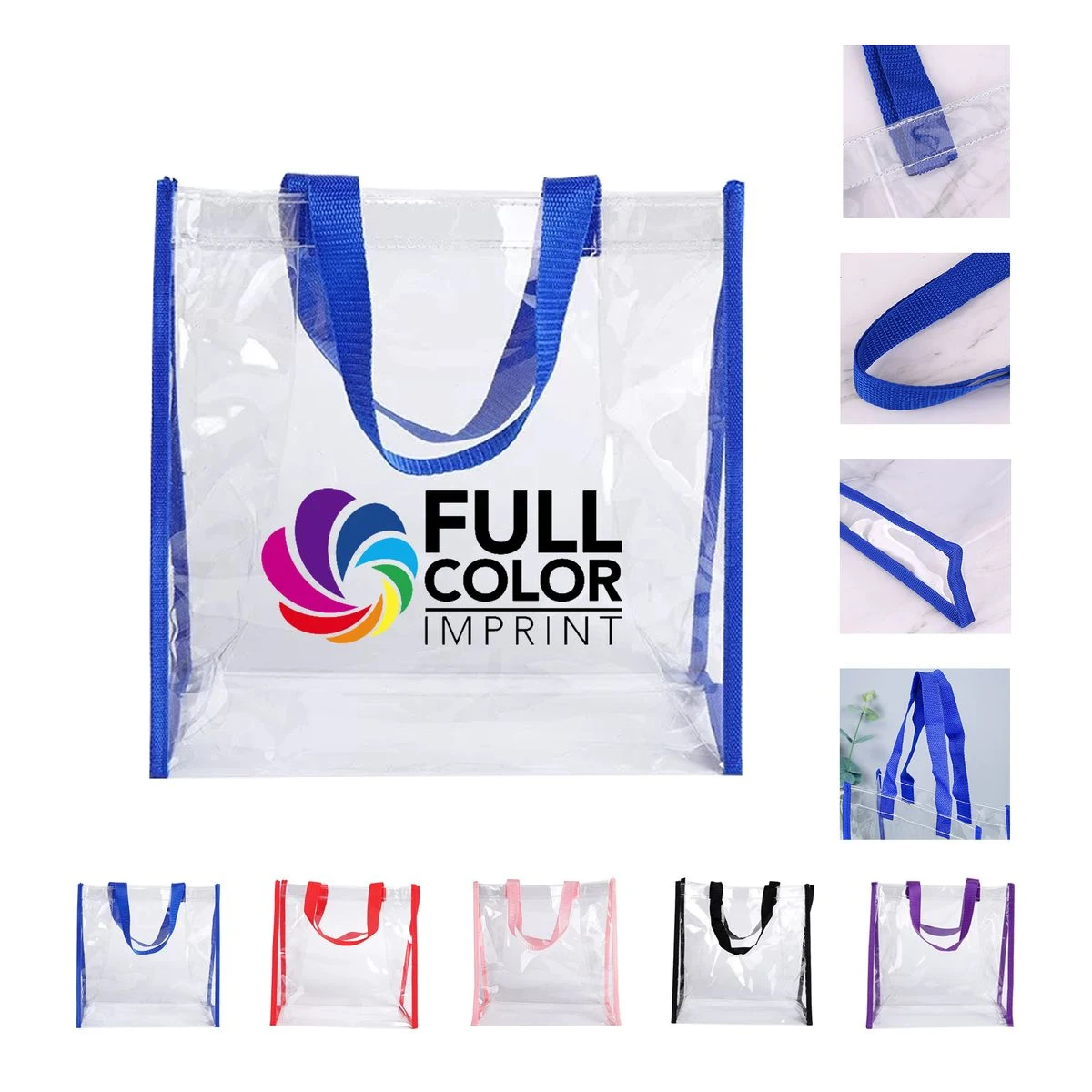 Pvc Shopping Transparent Plastic Hand Bag 1