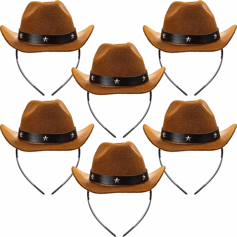 Cowboy Hat Headband Mini