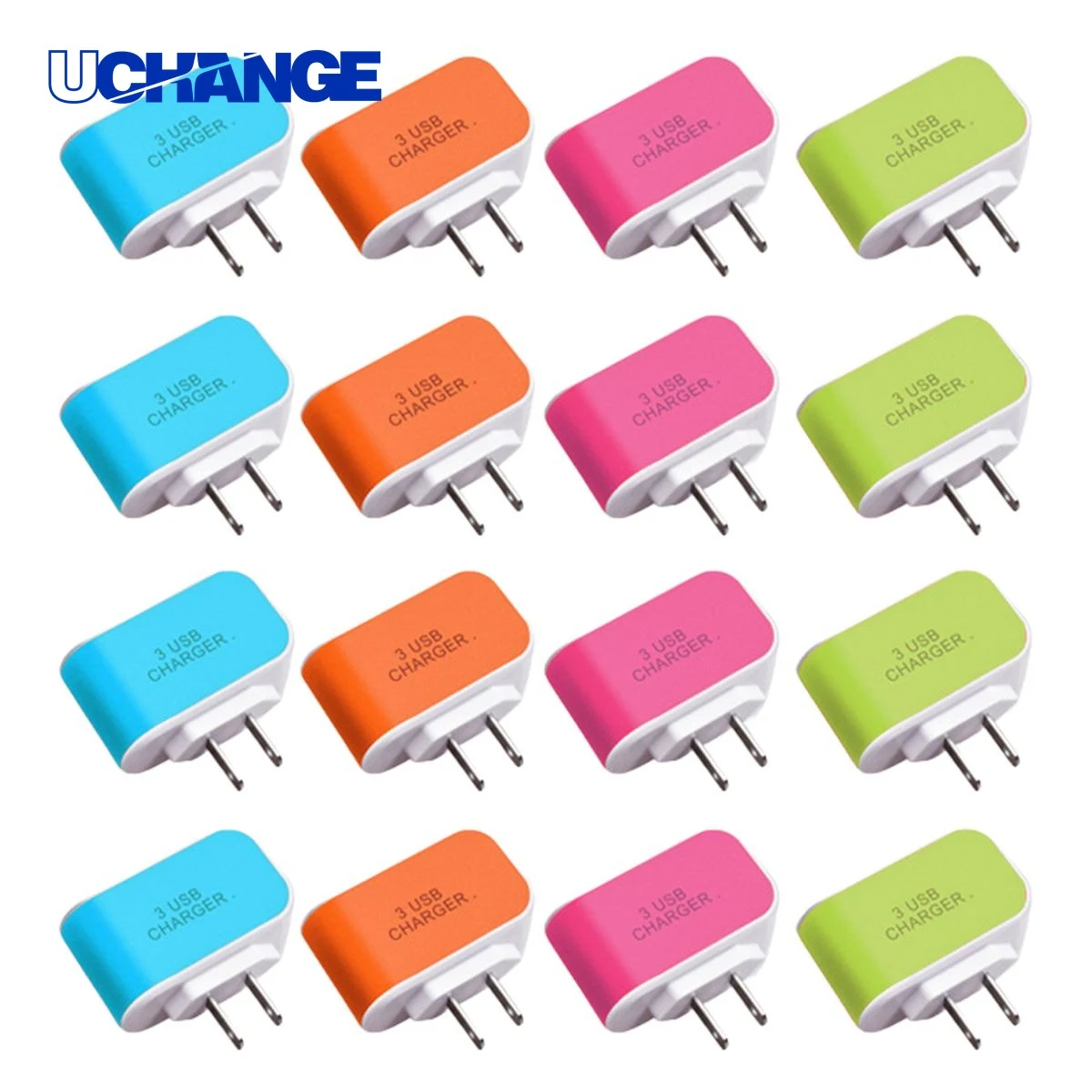 USB 3-Port Charger Power Adapter 1