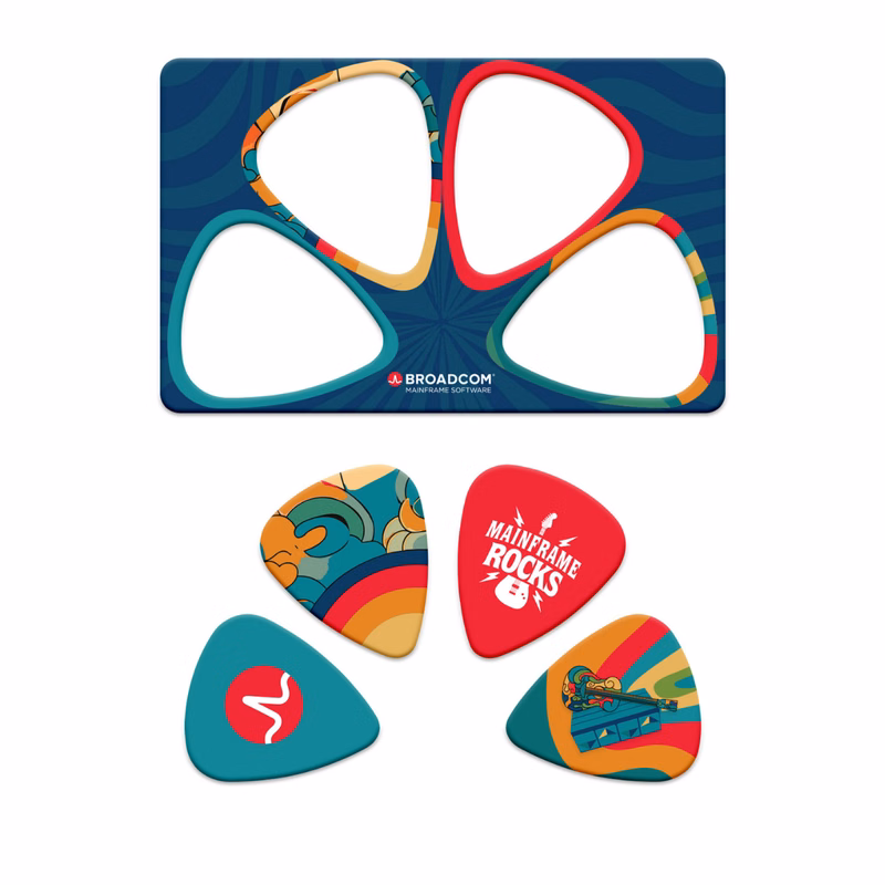 Guitar Pik Card (4 Medium Weight Guitar Picks)