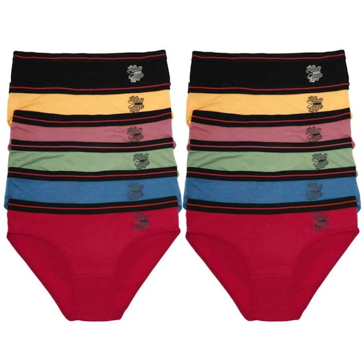 Cotton Bikini Panties - Assorted Colors Small-XL 1