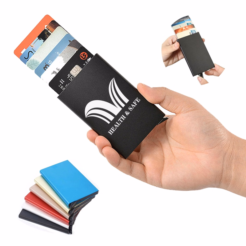 Aluminum Alloy Automatic Pop-Up Business Card Holder