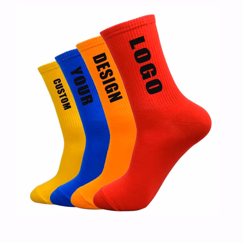 Custom Casual Soft Breathable Sock MOQ 100 Pairs