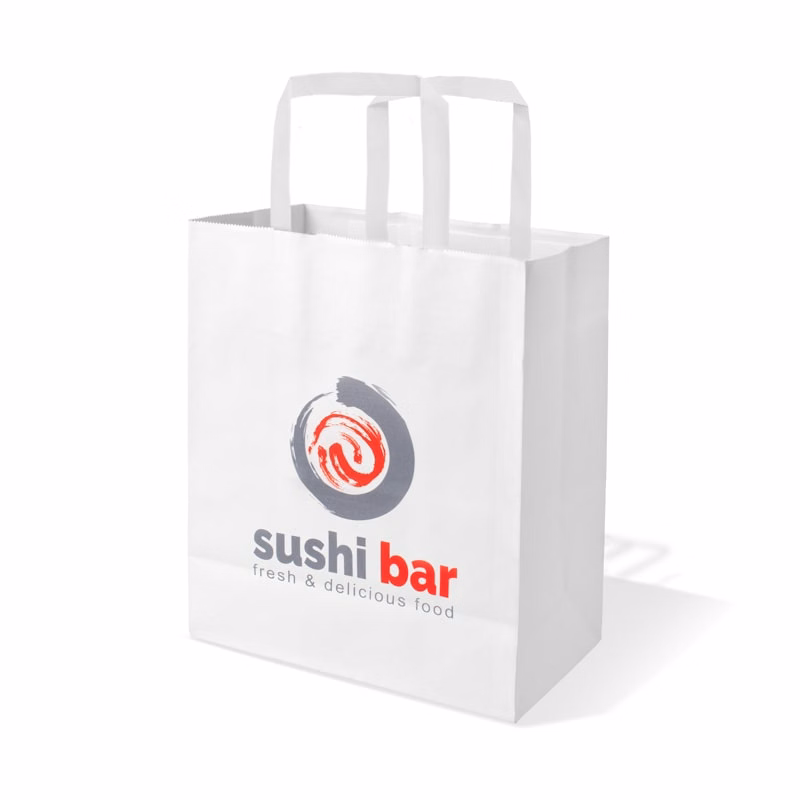 8 X 10 Inch Custom Paper Shopping Bag With Handles