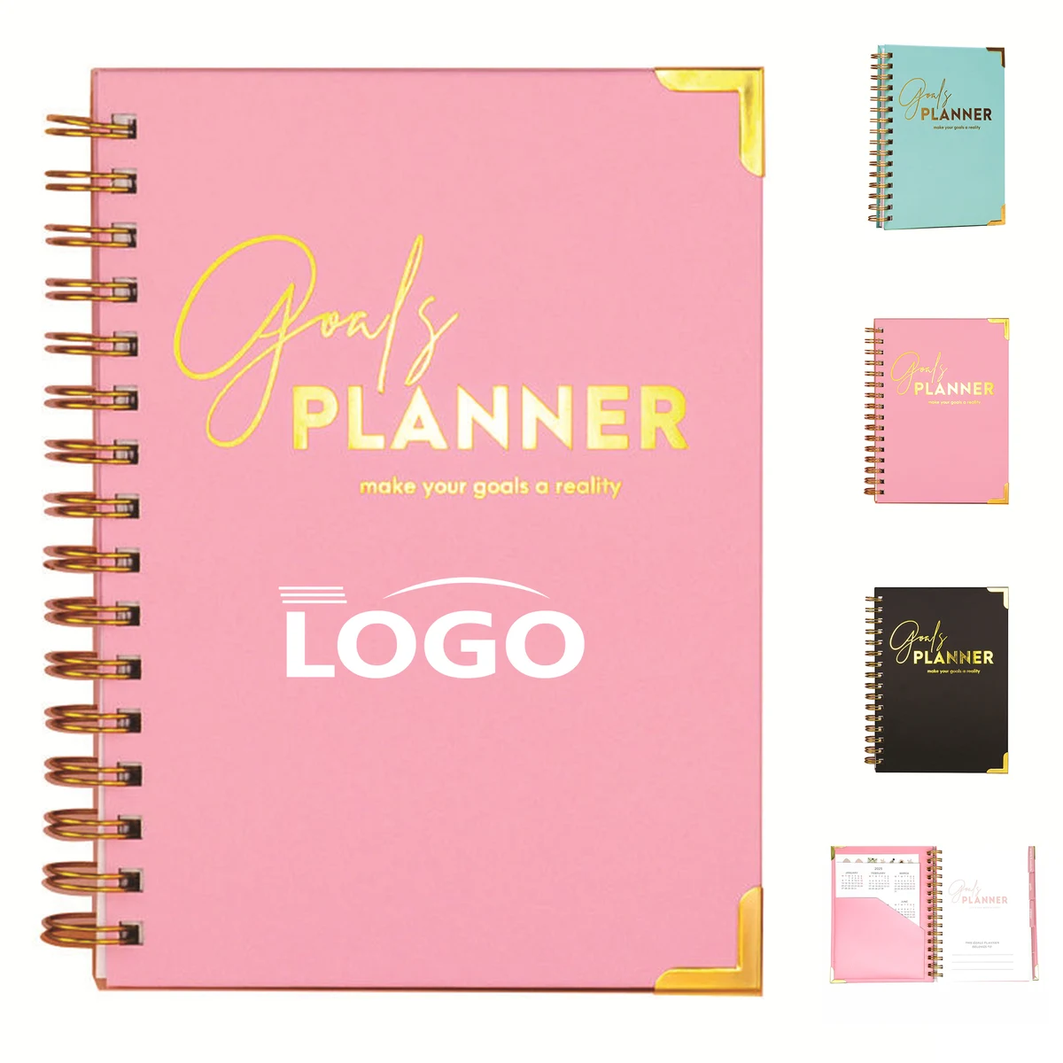 Customizable Hard-Cover Agenda Planner 1