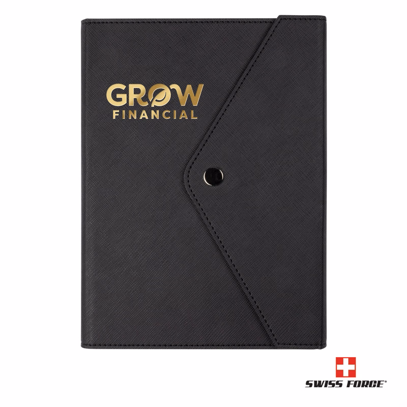 Swiss Force® Manstein Refillable Journal w/Magnetic Buckle