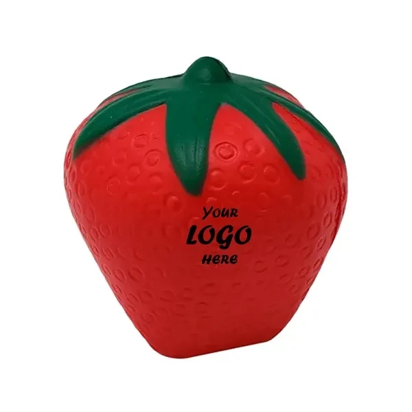 PU Foam Strawberry Stress Reliever Squeeze Toy 1