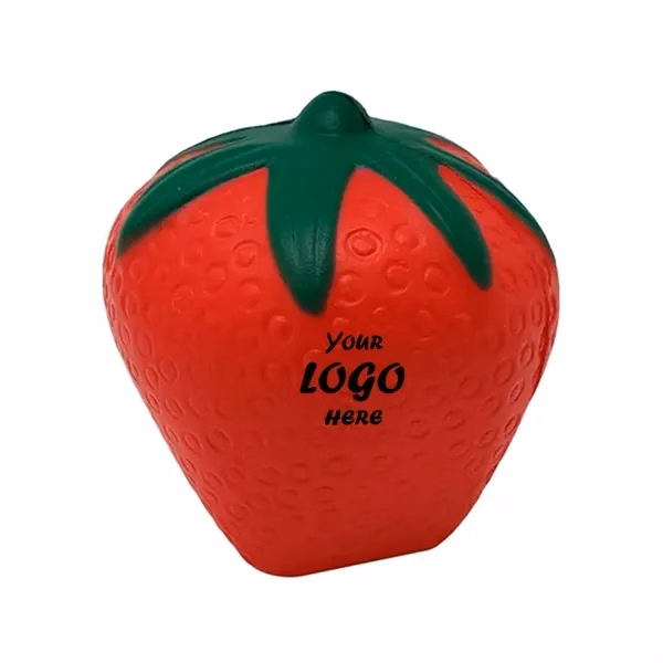 PU Foam Strawberry Stress Reliever Squeeze Toy