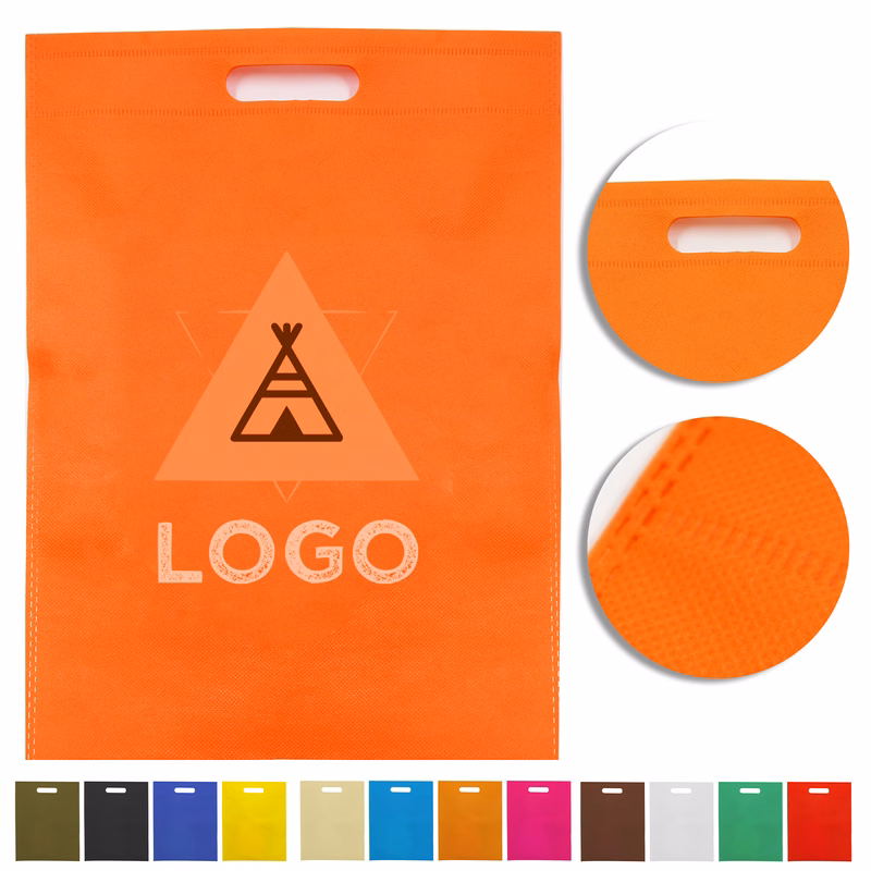 MOQ100 Non-woven Flat Pocket Shopping Bag