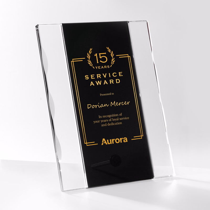 Modern Clear Crystal Award