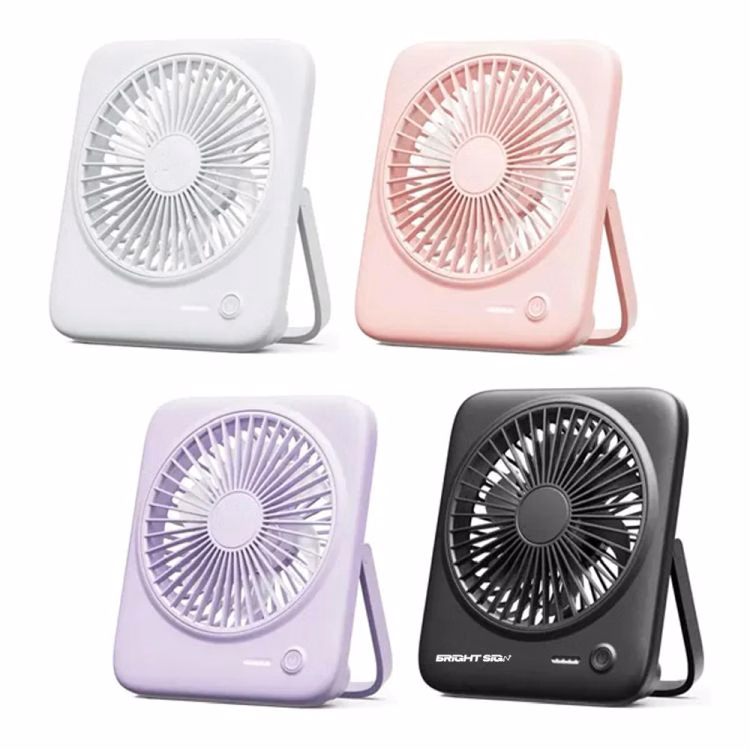 3000mAh Compact USB Desk Fan with Backup Power Bank
