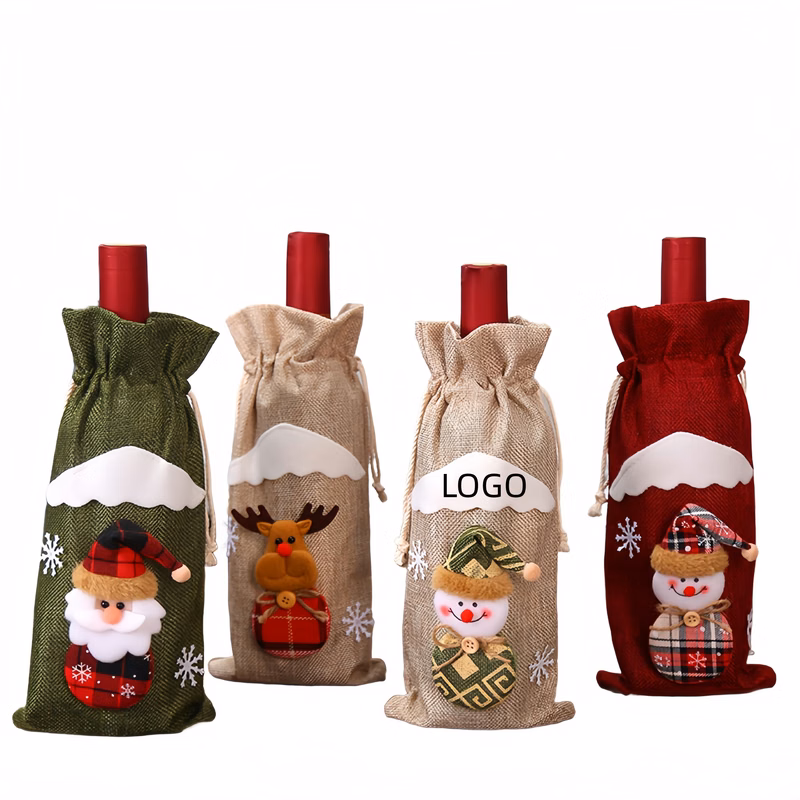Holiday Party Gift Wine Bags