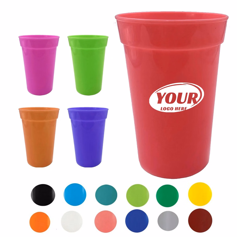 16oz Reusable Plastic Stadium Cup