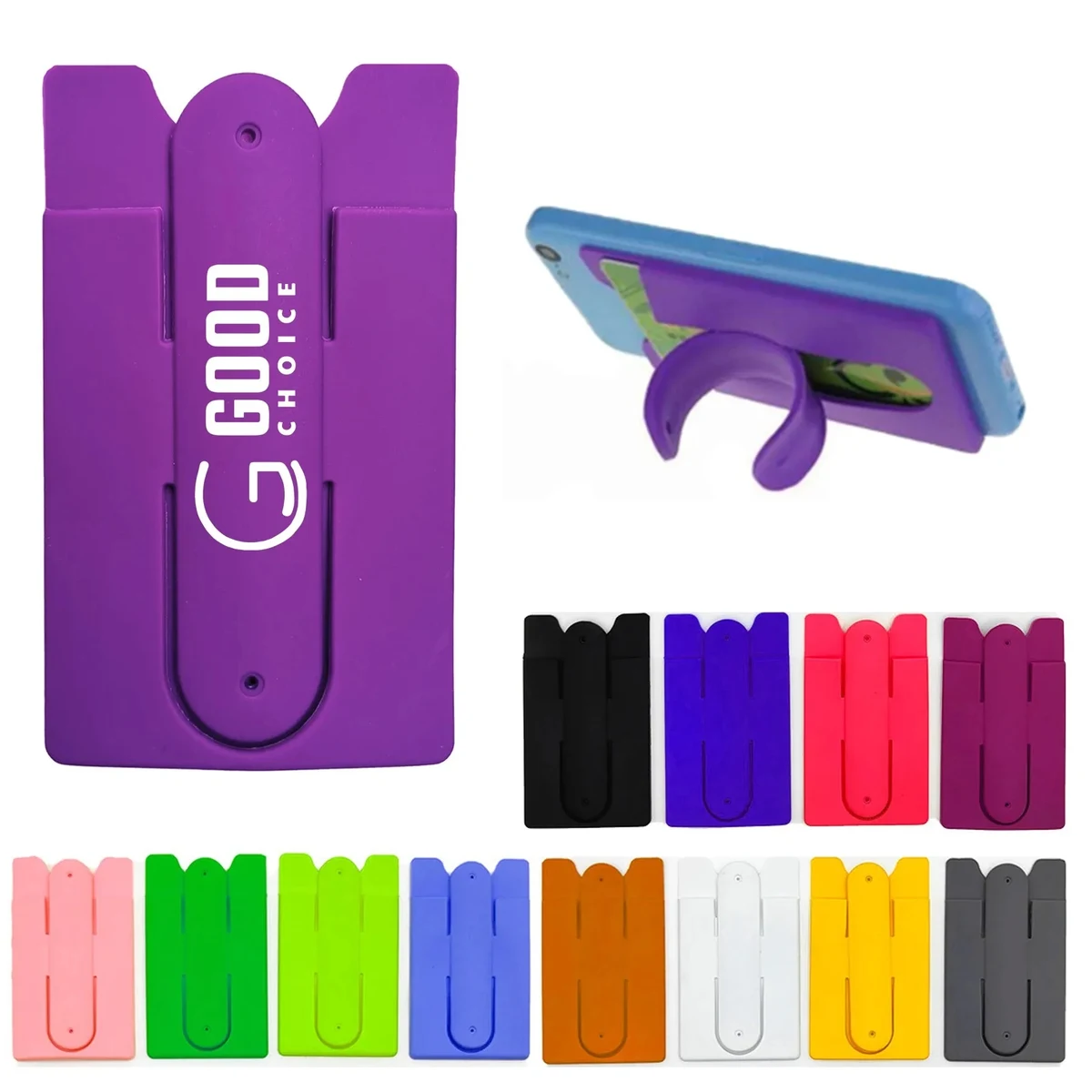 Silicone Cell Phone stand & Wallet 1