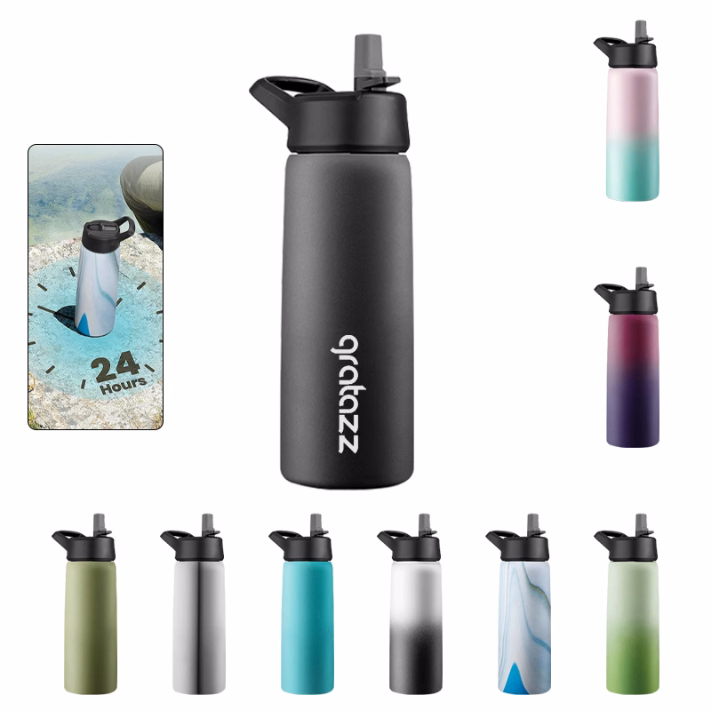 Water Bottles with Straw