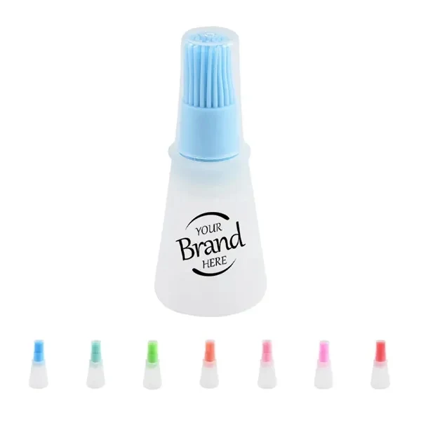 Custom Food-Grade Silicone Oil Bottle Brush — BBQ & Pastry Basting Tool 1