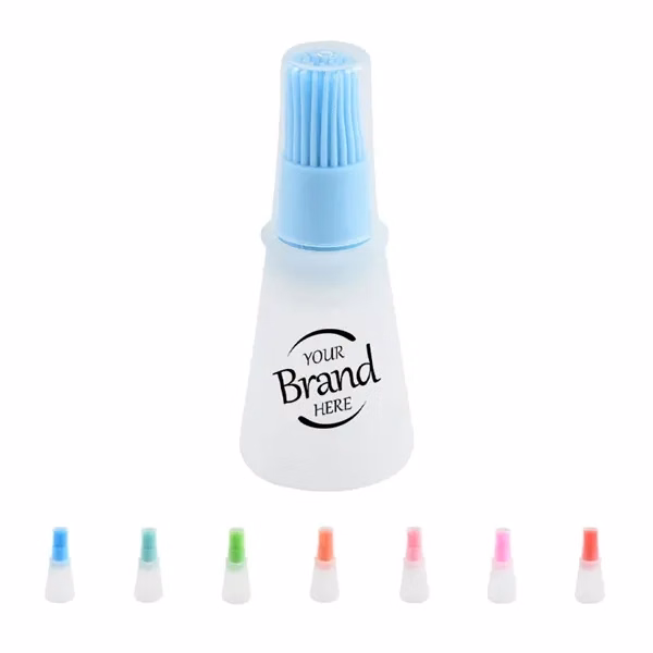 Custom Food-Grade Silicone Oil Bottle Brush — BBQ & Pastry Basting Tool