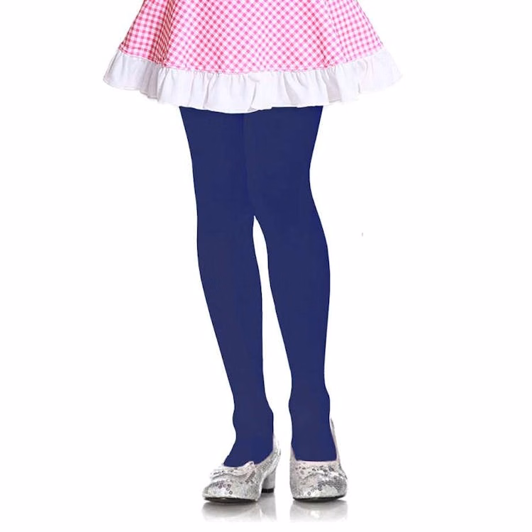 Girls' Winter Tights - Navy Extra Small
