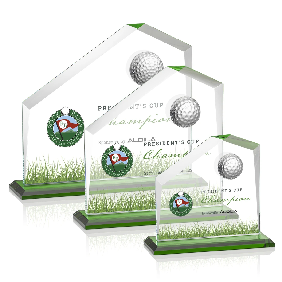 Andover VividPrint™ Golf Award - Green 1