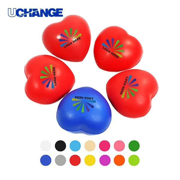 Soft Heart-Shaped Stress Relief Ball 1