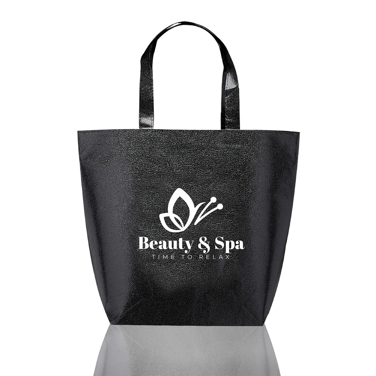 Opulent Non-Woven Metallic Tote Bag (1 Color Imprint) 1