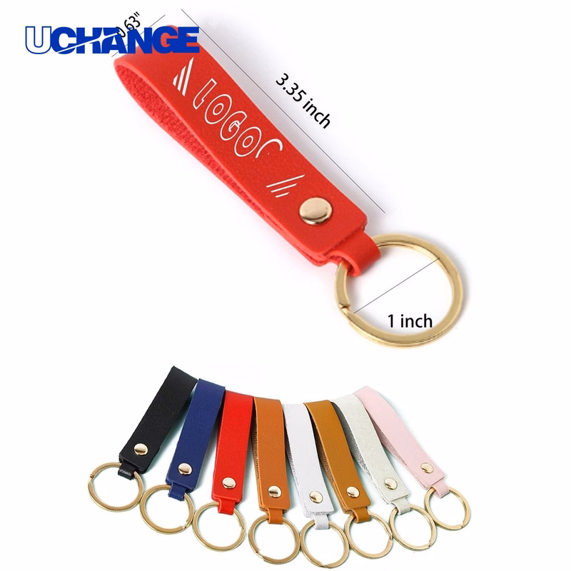 PU Keychain with Ring