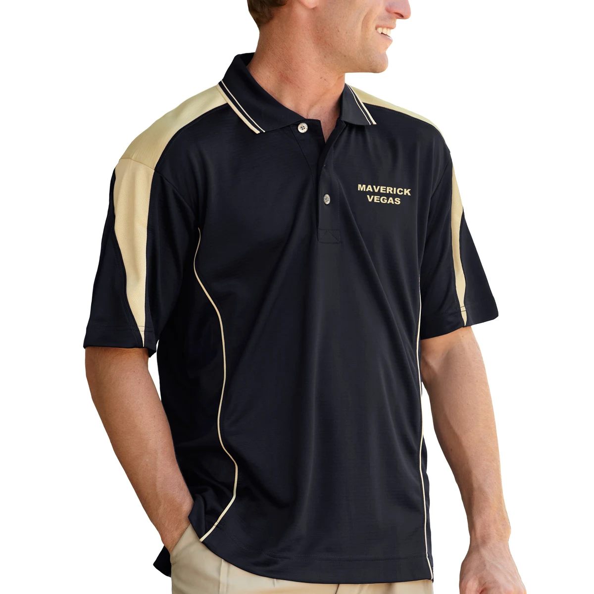 Men's Maverick Vegas Ottoman Polo Shirt 1