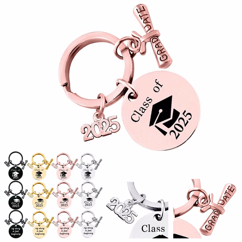 Stainless Rust Resistant Grad Gift Keychain