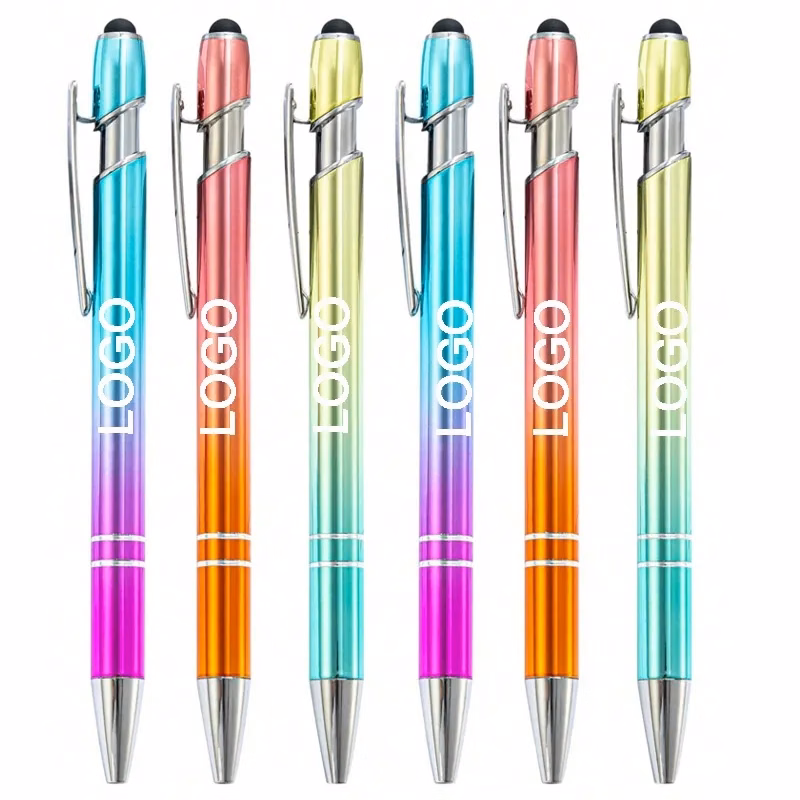 Branded Ellipse Ombre Stylus Pen