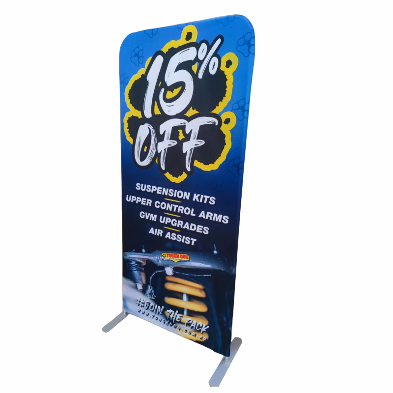 Customizable Fabric Banner Stand