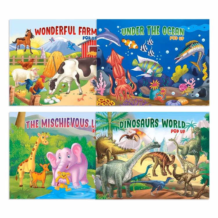 Pop-Up Animal Books - Assorted Themes