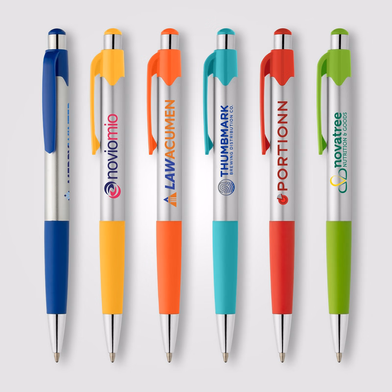 Smoothy Recycled Plastic Color Grip Pen