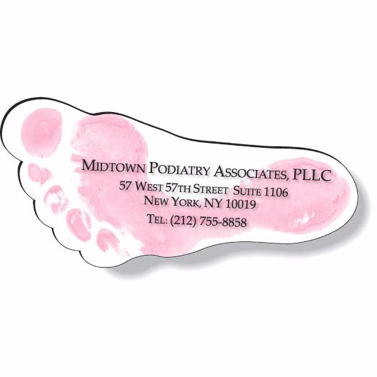 Stock Foot Magnet .020, High Res. Full Colour Digital, White Vinyl Topcoat