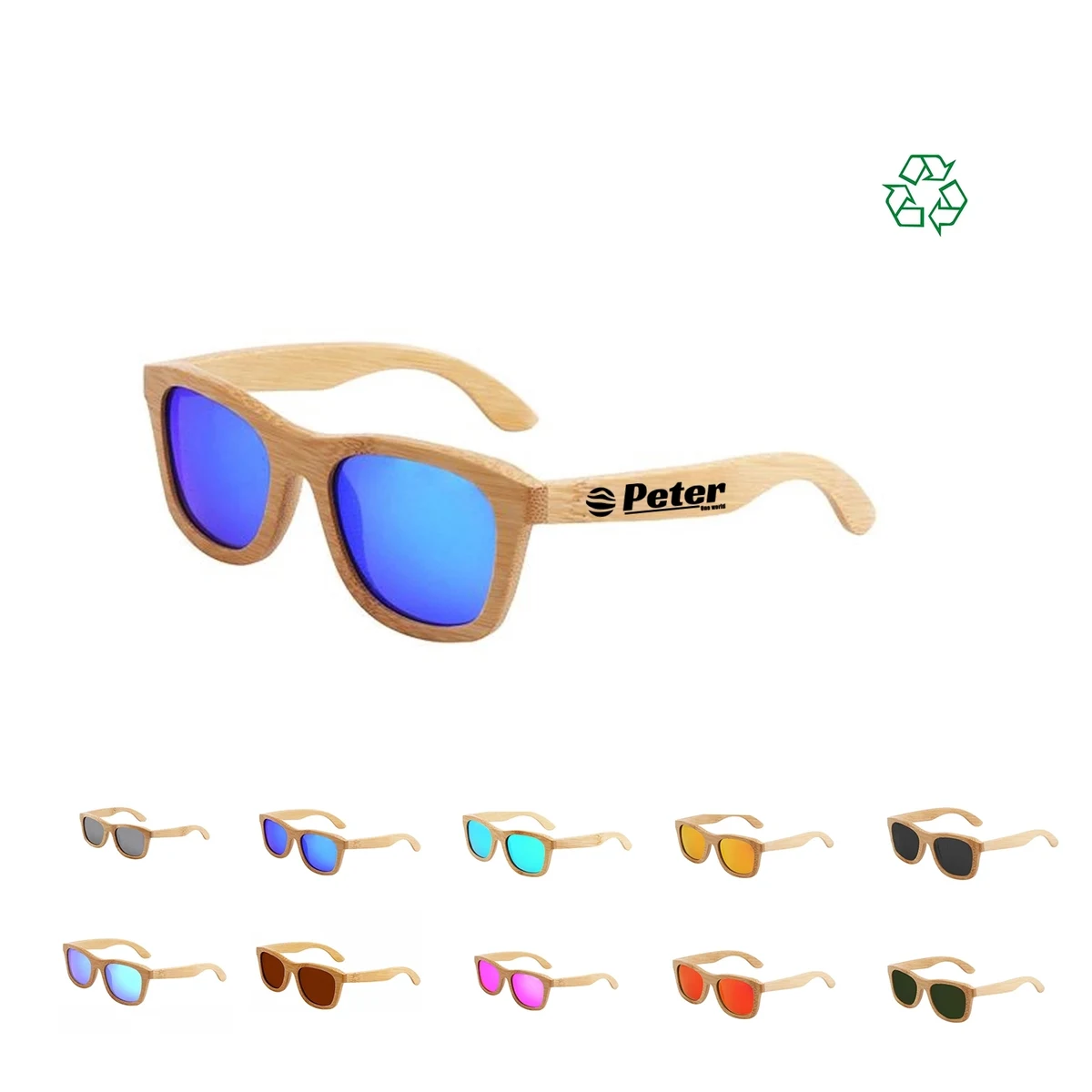 Polarized Bamboo Wood Sunglasses 1