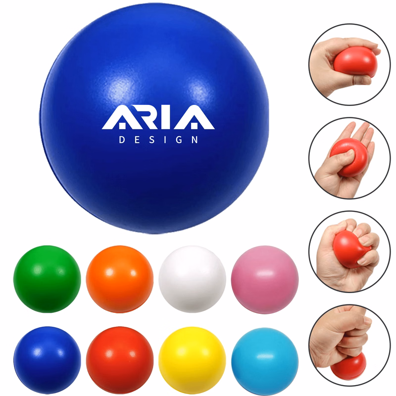 Customizable PU Foam Stress Relief Squeeze Ball
