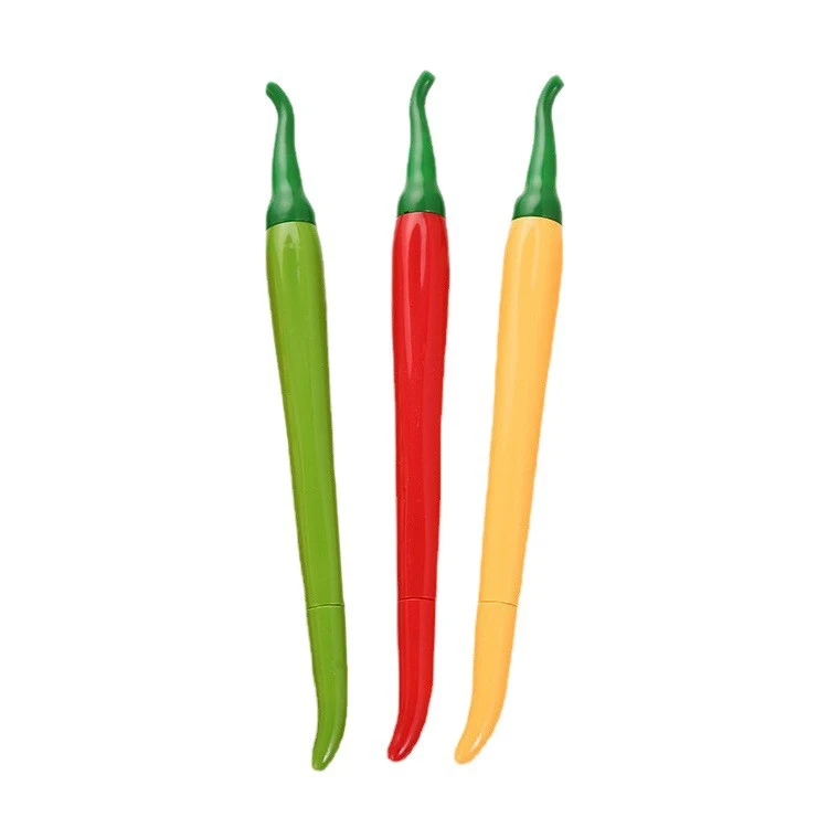 Custom Cute Chili Shape Gel Pen 1
