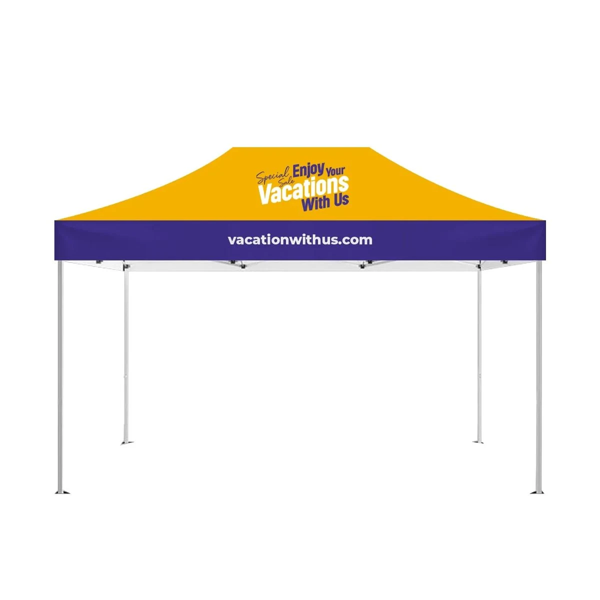 15 Ft Canopy Tent with Topper & Frame 1