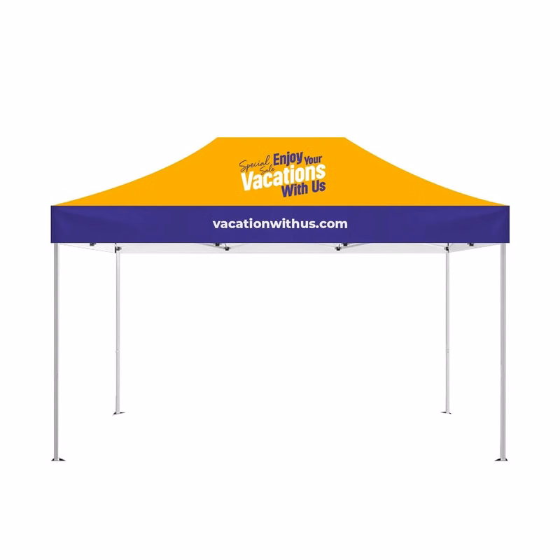 15 Ft Canopy Tent with Topper & Frame