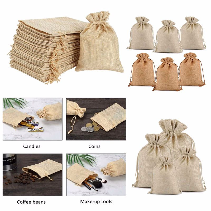 Linen Gift Bags