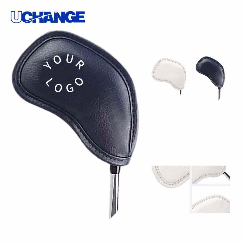 PU Leather Golf Iron Headcover Set with Embroidery