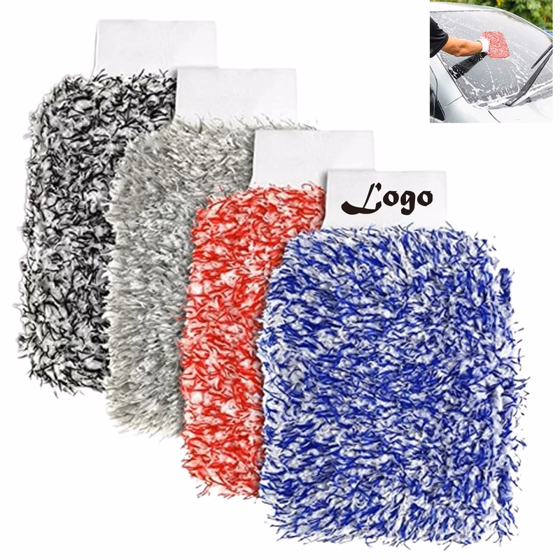 Microfiber Custom Scratch-Free Car Wash Gloves