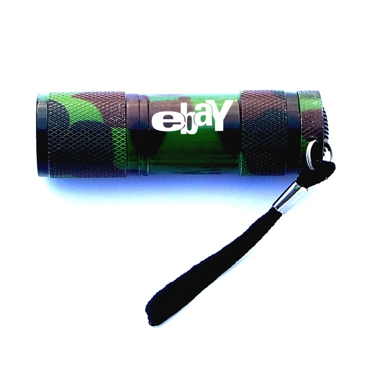 Camouflage Metal 9 LED flashlight 1