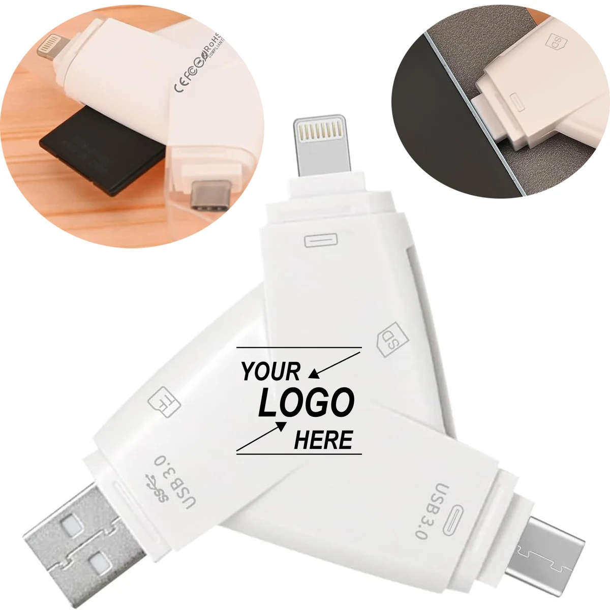 USB-C 3.0 SD Card Reader Adapter 1