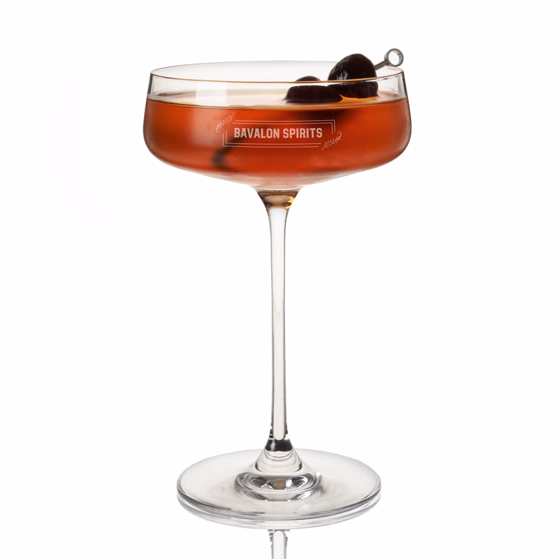 Viski® Reserve Julien Crystal Coupe Glass, set of 4