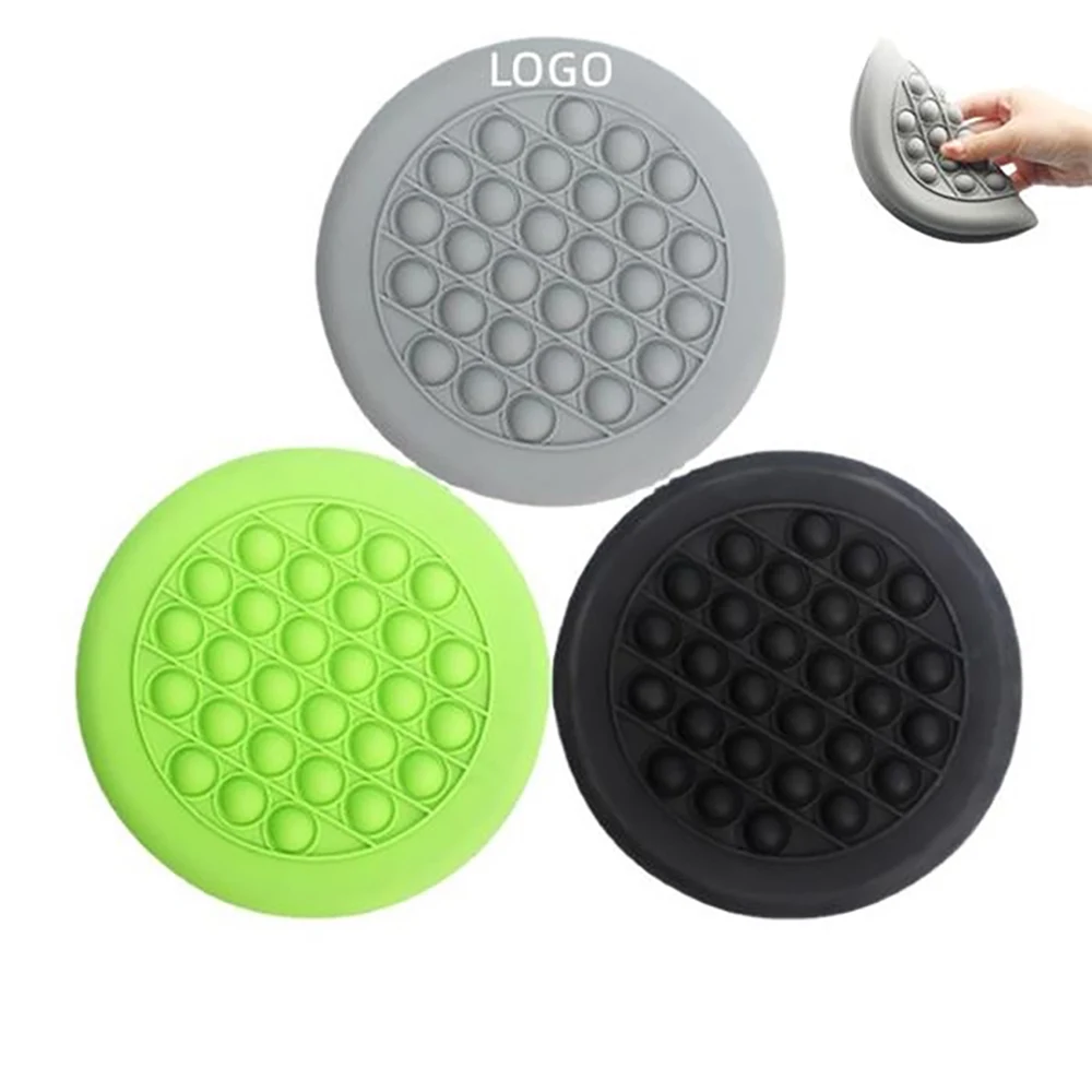 Push Pop Stress Reliever Flying Disc 1