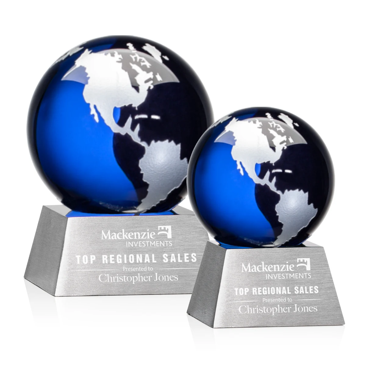 Ryegate Globe Award - Blue/Silver 1