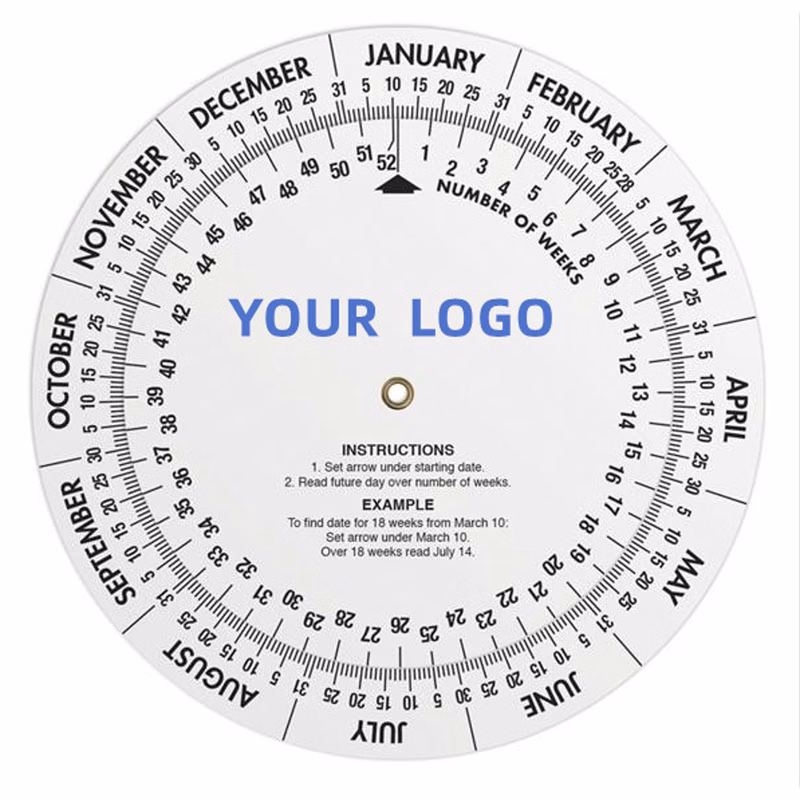 PVC date plate